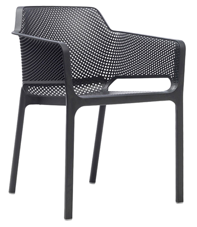 ARM CHAIR NET ANTHRACITE