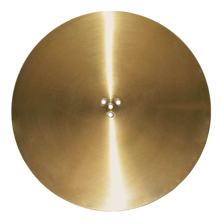BASE ONLY ROME DISC 450MM BRASS
