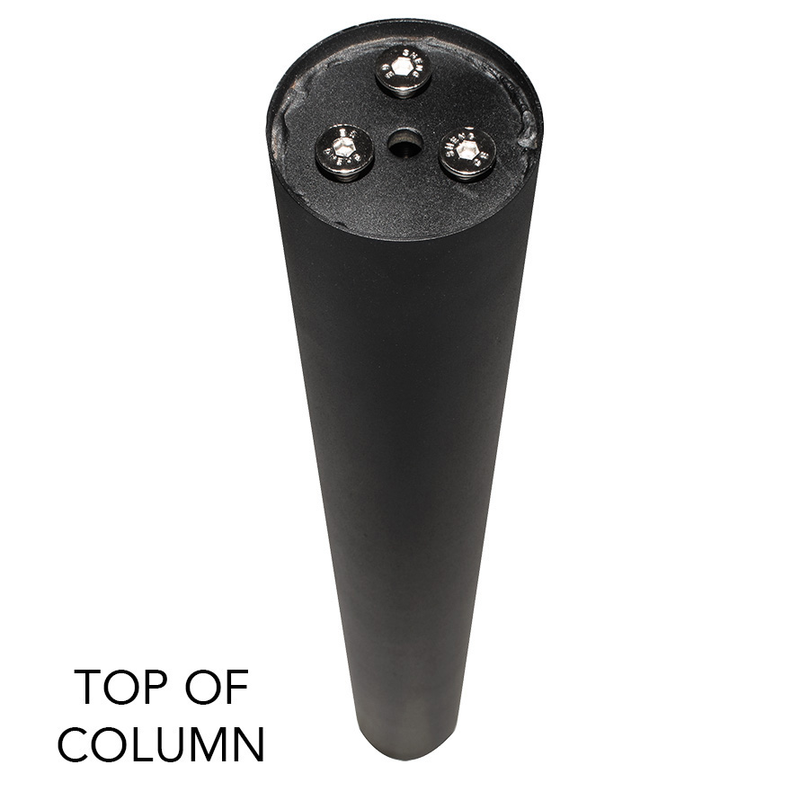 COLUMN ARC D50MM H430MM BLACK