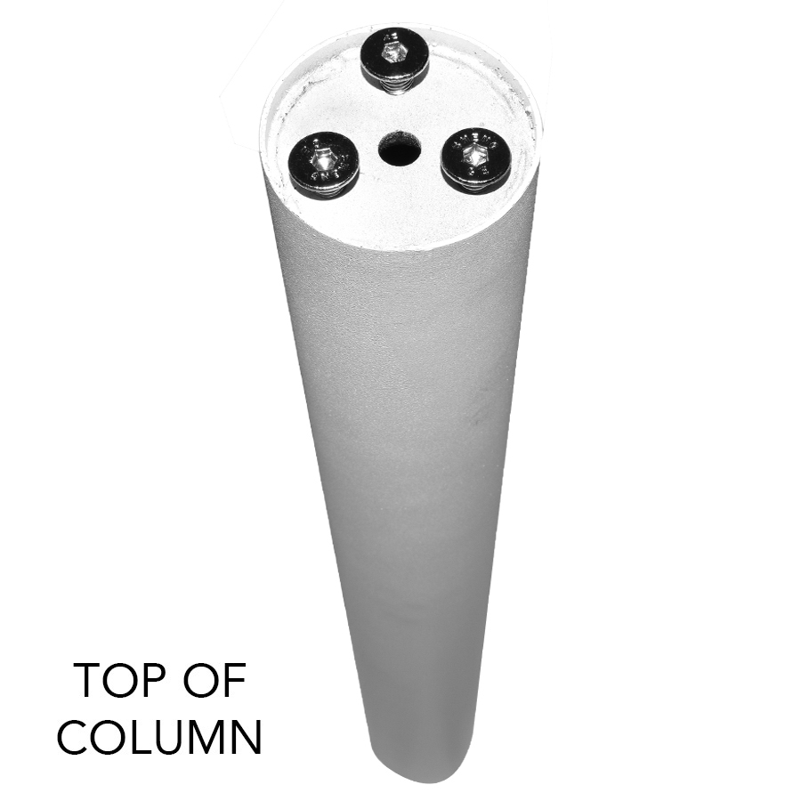 COLUMN ARC D63MM H730MM WHITE