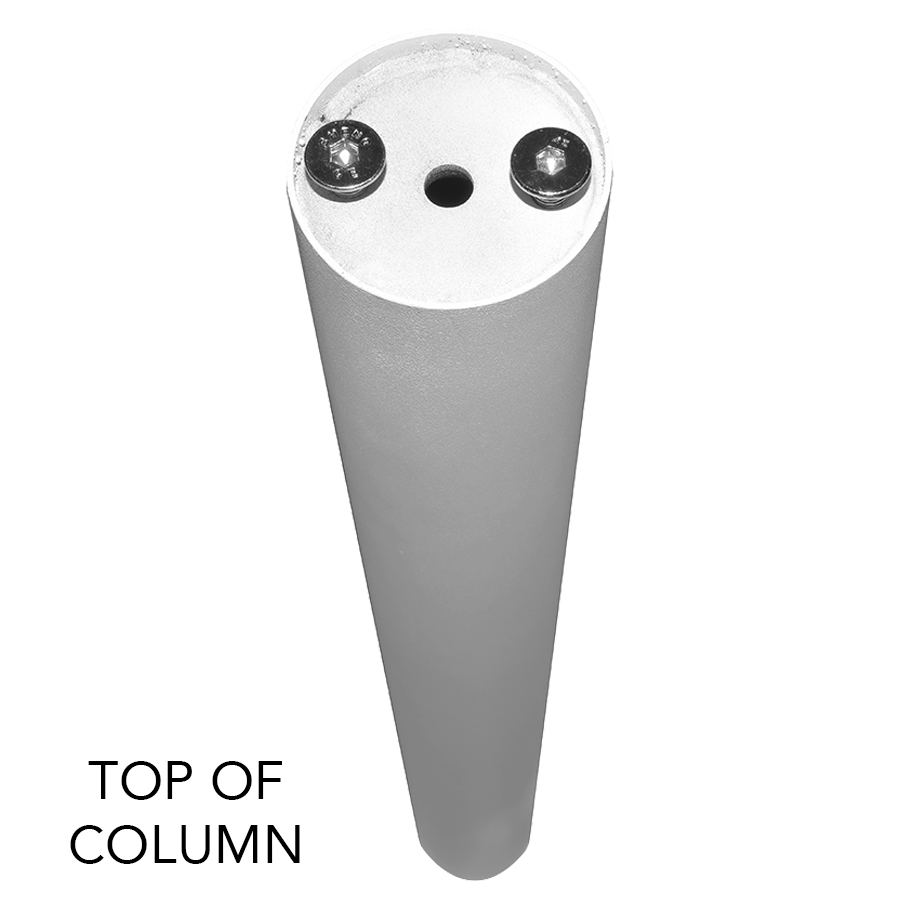 COLUMN PORTO D63MM H430MM WHITE