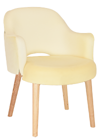 ARM CHAIR ALBURY TIMBER NATURAL + UNUPHOLSTERED