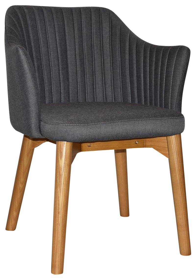 ARM CHAIR COOGEE TIMBER LIGHTOAK + GRAVITY SLATE