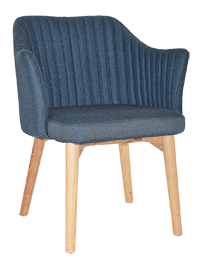 ARM CHAIR COOGEE TIMBER NATURAL + GRAVITY DENIM
