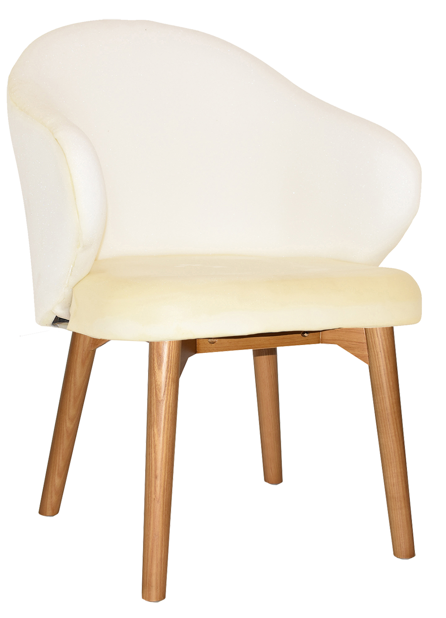 ARM CHAIR HUGO TIMBER LIGHTOAK + UNUPHOLSTERED