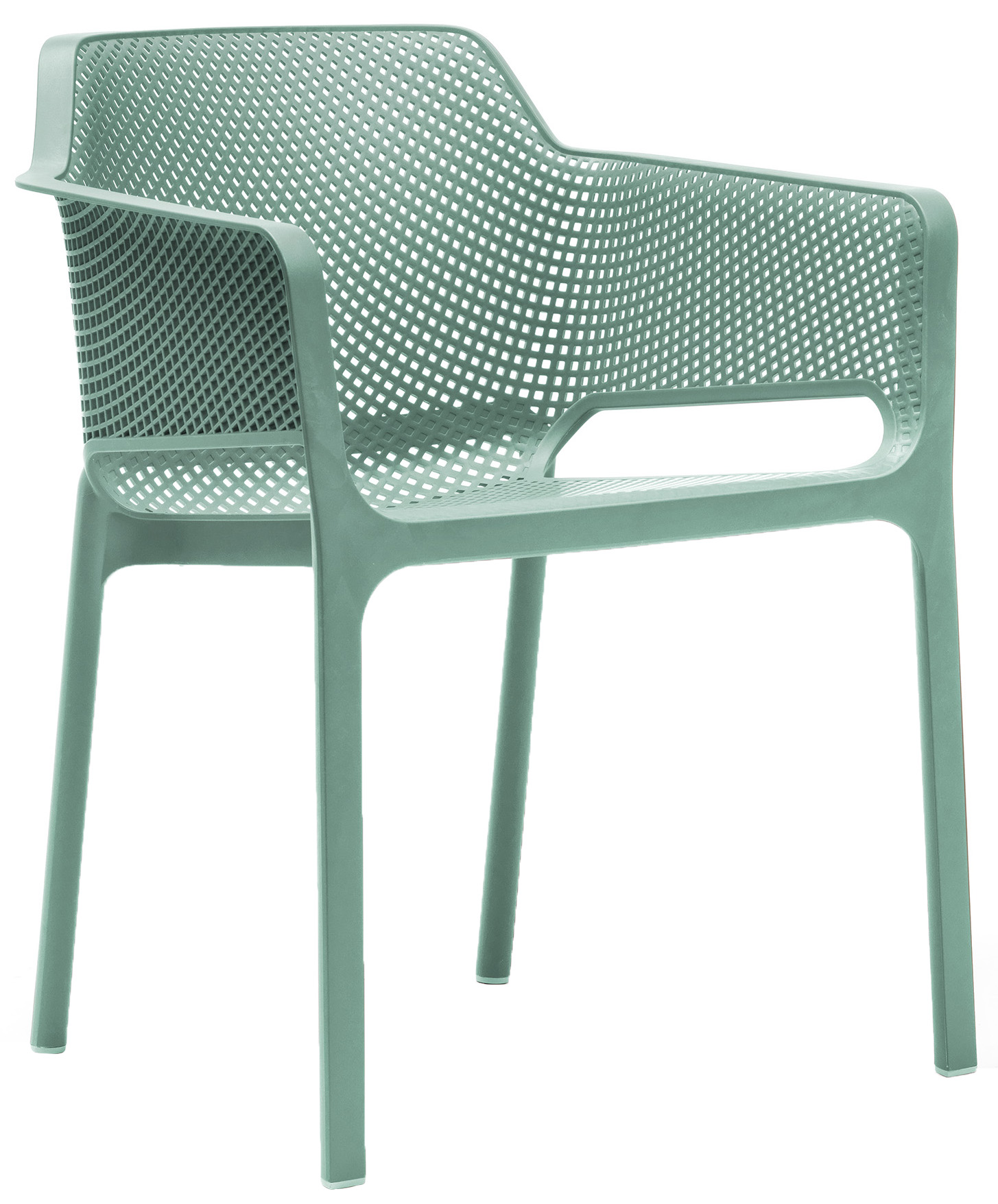 ARM CHAIR NET MINT GREEN (NO PAD)