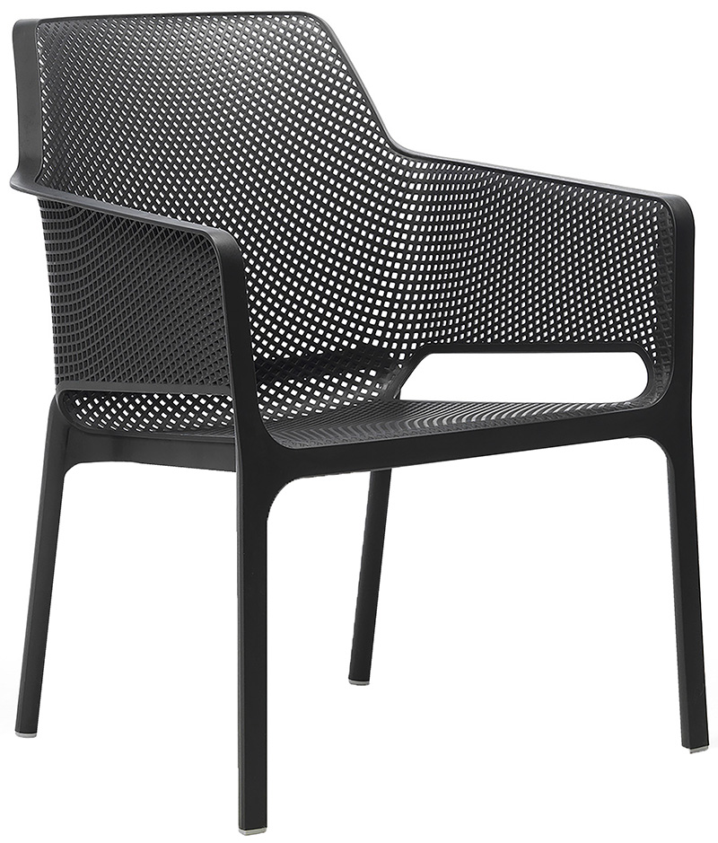 ARM CHAIR NET RELAX ANTHRACITE (NO PAD)