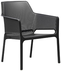 ARM CHAIR NET RELAX ANTHRACITE (NO PAD)