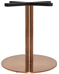 BASE COFFEE TABLE ROME DISC 450MM COPPER