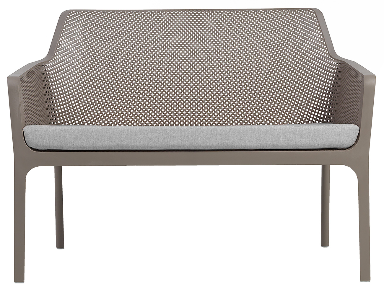 BENCH NET TAUPE + PAD LIGHT GREY