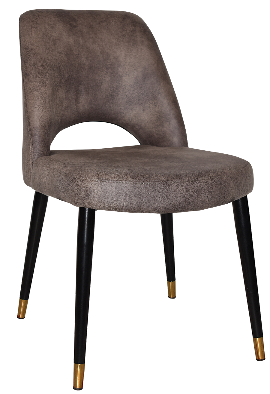 CHAIR ALBURY METAL (SLIM) BLACK BRASS + EASTWOOD DONKEY