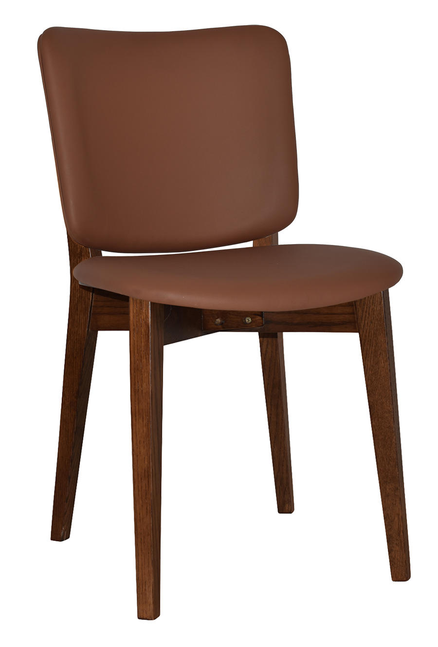 CHAIR DAKOTA UPH2 LIGHTWALNUT - VINYL TAN