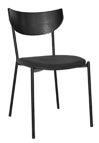 CHAIR MARCO BLACK - VINYL BLACK