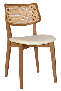 CHAIR PHOENIX RATTAN LIGHT OAK - UNUPHOLSTERED