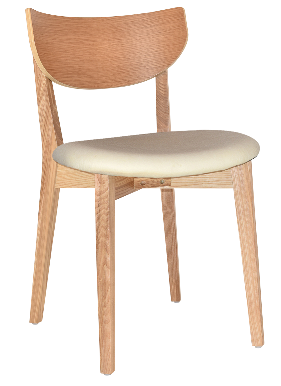 CHAIR RIALTO NATURAL - UNUPHOLSTERED