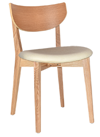 CHAIR RIALTO NATURAL - UNUPHOLSTERED