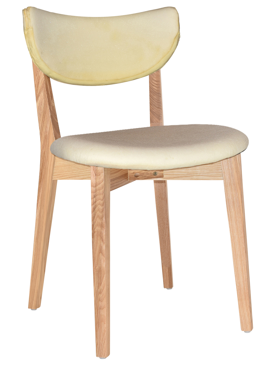 CHAIR RIALTO NATURAL - UNUPHOLSTERED (BACK & SEAT)