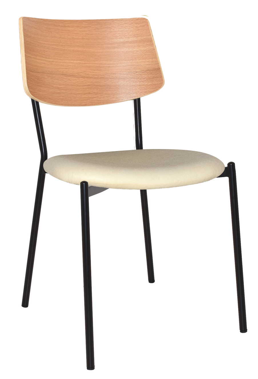 CHAIR TEXAS BLACK - NATURAL - UNUPHOLSTERED