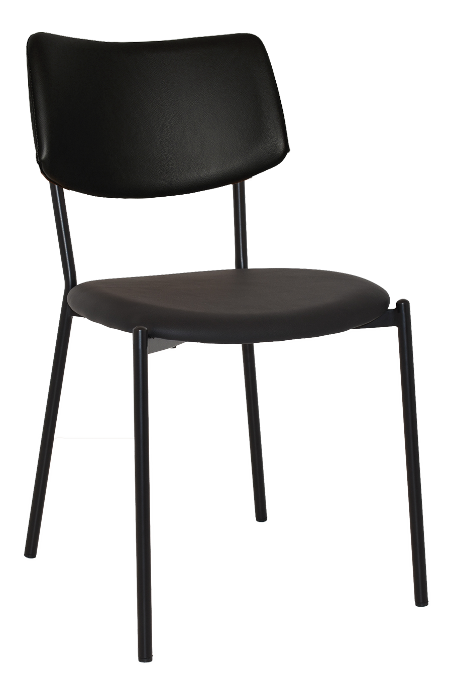 CHAIR TEXAS BLACK - VINYL BLACK (BACK & SEAT)