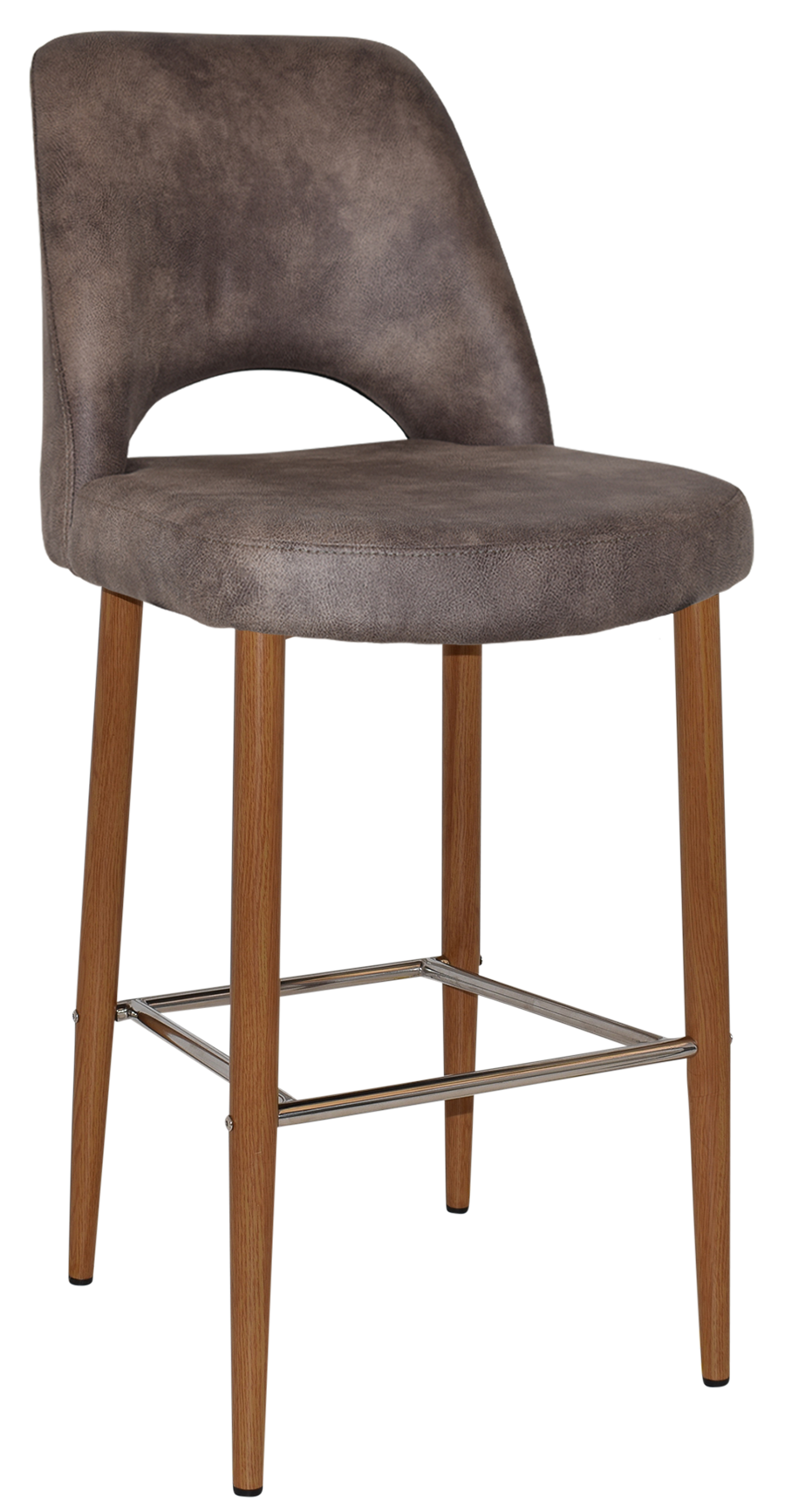 STOOL ALBURY SIDE 750 METAL LIGHTOAK + EASTWOOD DONKEY