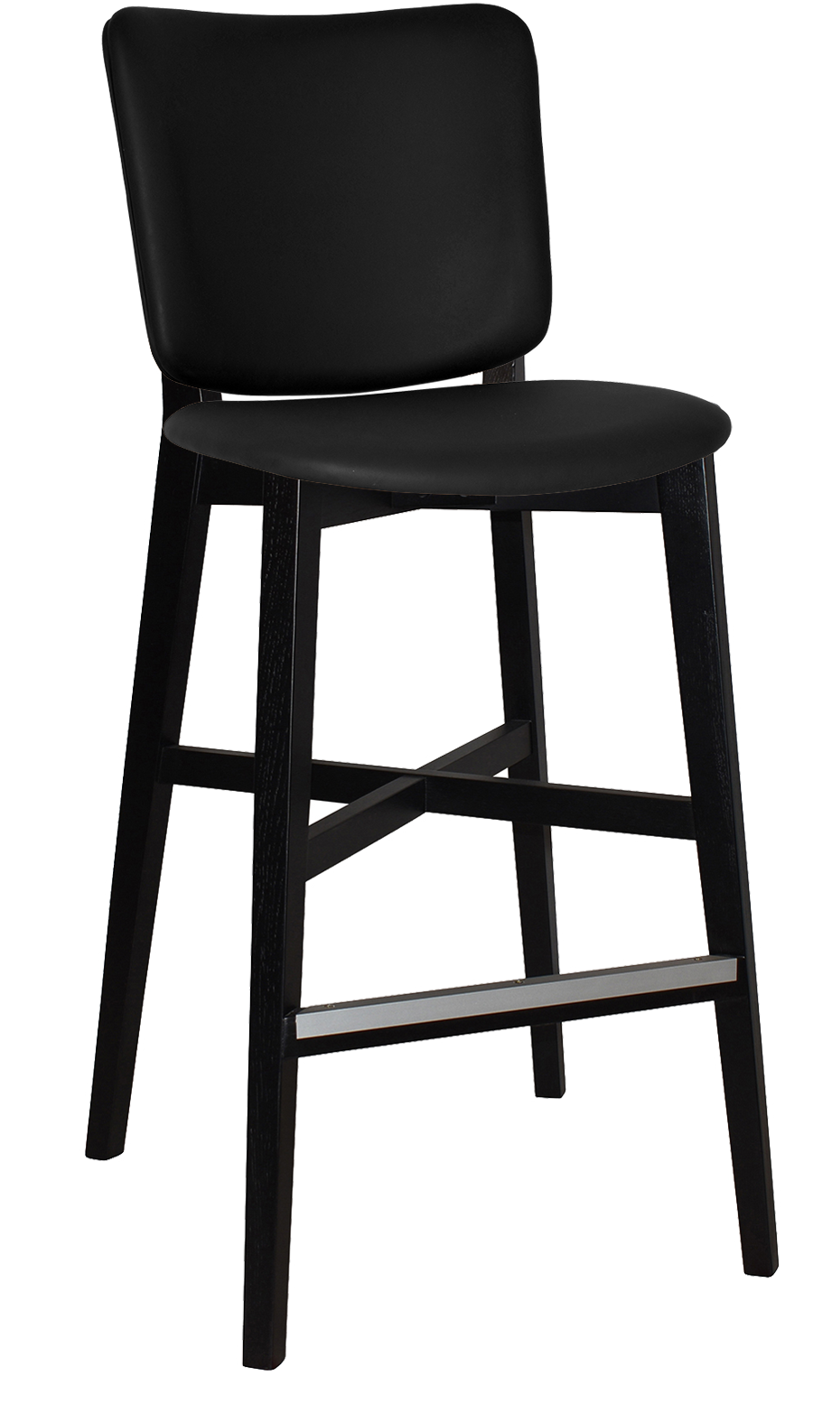 STOOL DAKOTA UPH 2 BLACK - VINYL BLACK