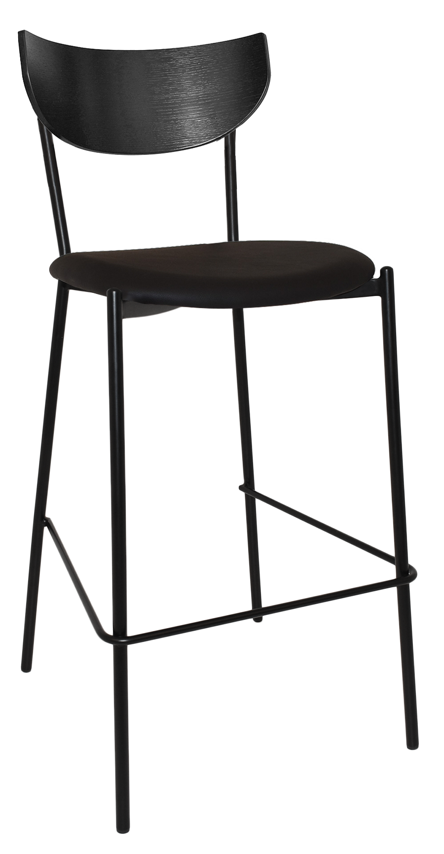 STOOL MARCO BLACK - VINYL BLACK