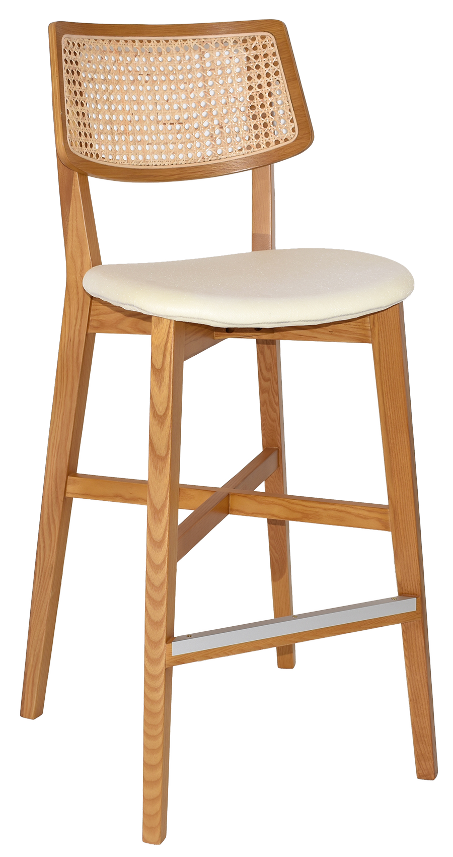 STOOL PHOENIX RATTAN LIGHT OAK - UNUPHOLSTERED