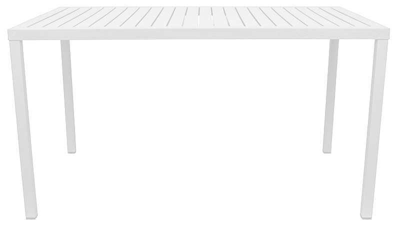 TABLE CUBE 1400 X 800MM WHITE