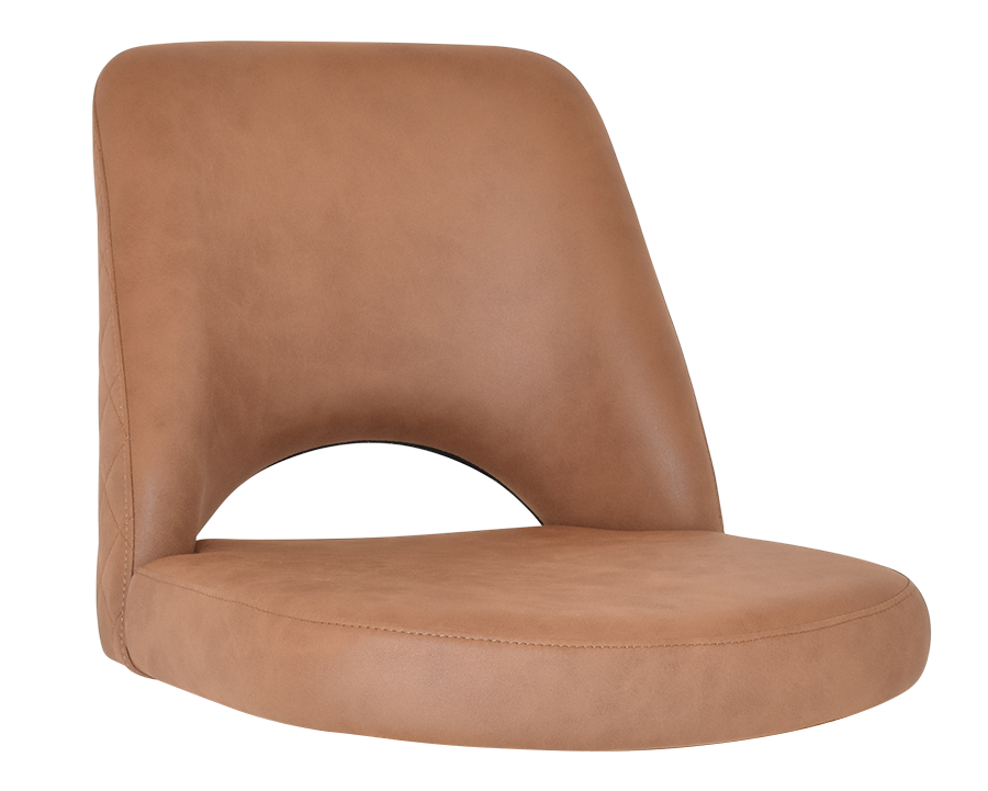 SHELL ALBURY SIDE CHAIR PELLE/BENITO TAN