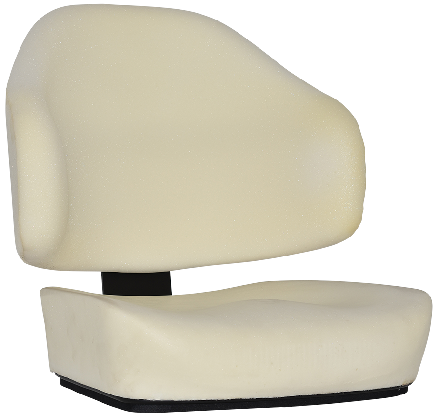 SHELL LUXOR SEAT + BACK FACTORY UPH IN CLIENT FABRIC