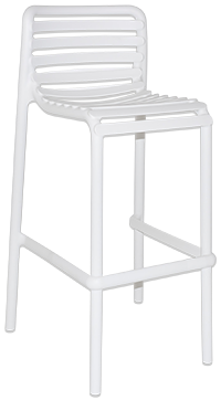 STOOL DOGA 750MM WHITE