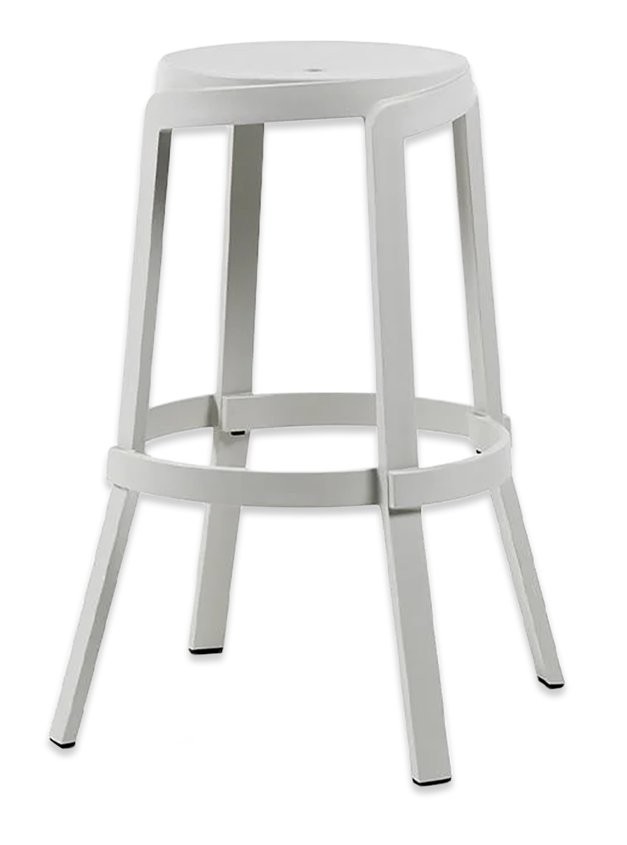 STOOL STACK MAXI 765 WHITE GESSO