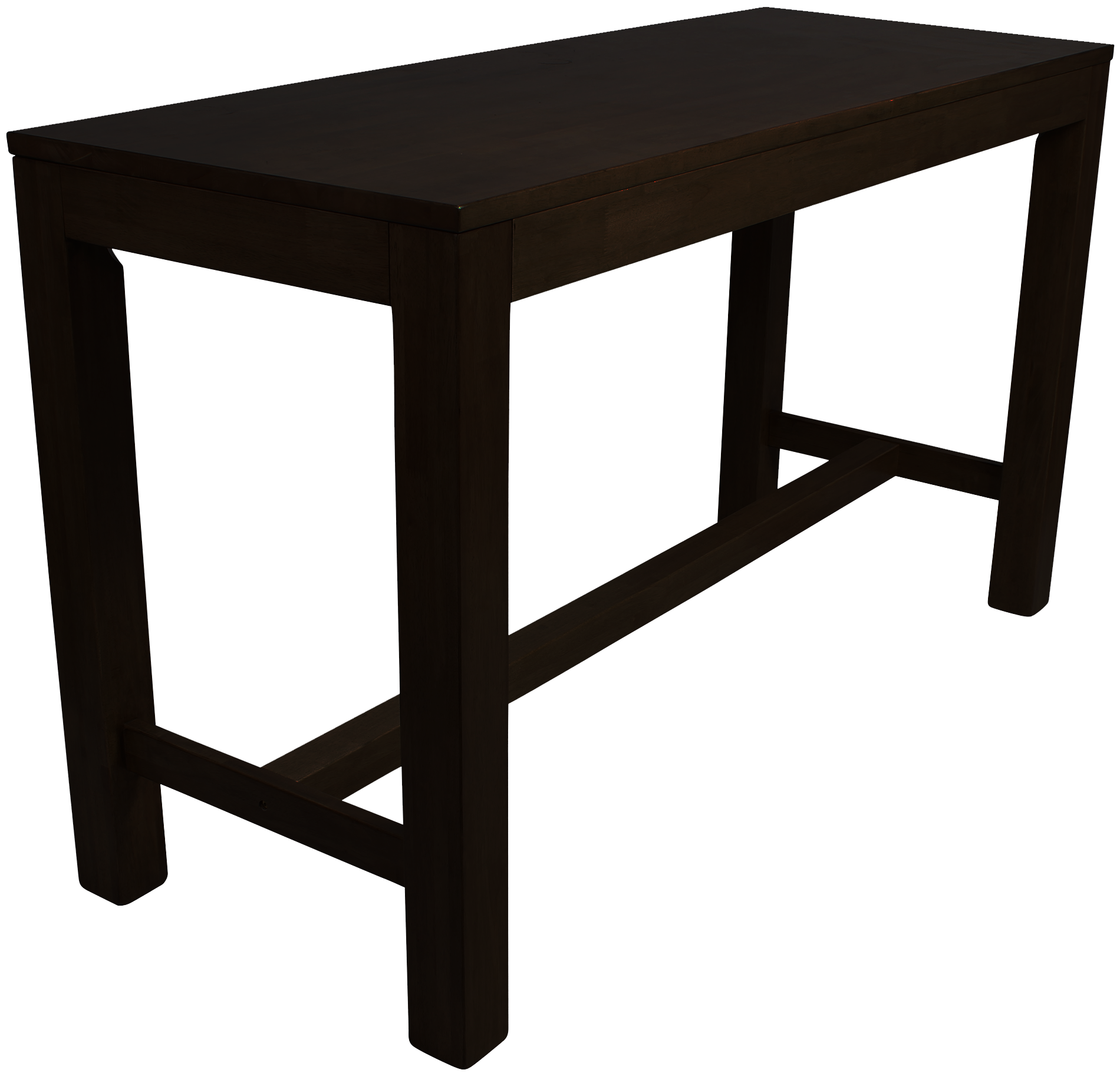 BAR TABLE CHUNK 1800MM BLACK